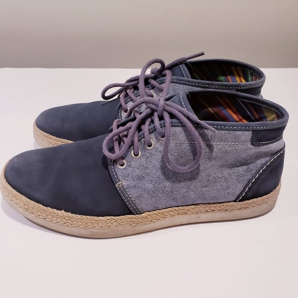 UGG Men's Suede & Canvas Summer Mid-Top - Blue - Picture 3 of 11